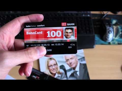 Bahncard 100 - Unboxing