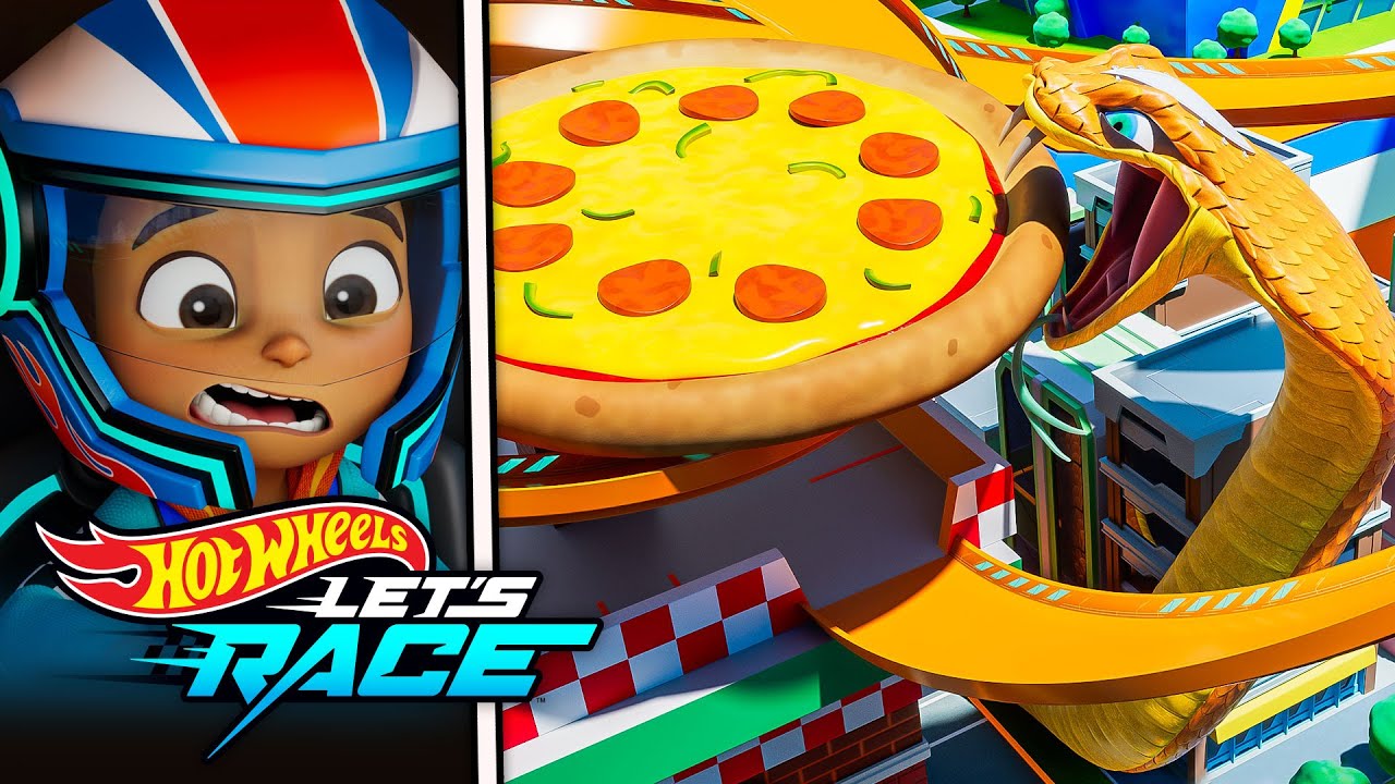 Race to Deliver 500 Pizzas! 🏁🍕 | Hot Wheels Let's Race - YouTube