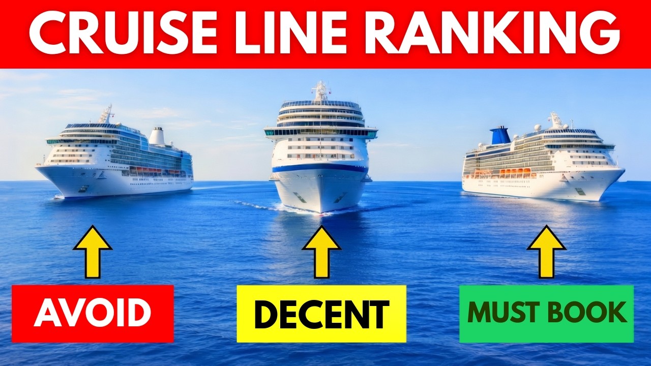 Which Cruise Line to Choose in 2026 & 2027 – RANKED WORST TO BEST!