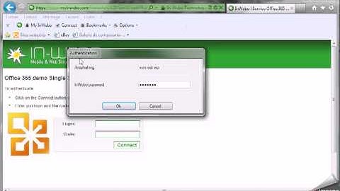 Sharepoint secure login with InWebo strong authentication