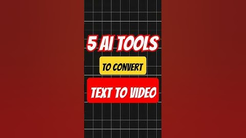 TOP 5 AI TOOLS That Turn Text into Stunning Videos ⚡#aitools  #ai  #texttovideo #shorts #tools