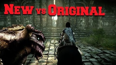 Shadow of the Colossus Opening Cinematic Side by Side Remake vs Original