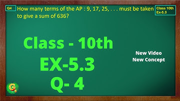 Ex 5.3 Q4 Class10 | AP Chapter 5 | Exercise 5.3 | Class10 | NCERT | Class10 Ex 5.3 Q4 | Green Board