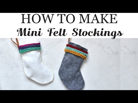How to Make a Mini Stocking