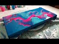 2 TONE BLINGY Base! Acrylic Pour Painting - Abstract Fluid Art