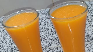 طريقة تحضير عصير الخوخ والبرتقال Comment préparer le jus de pêche et d'orange
