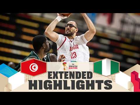 Tunisia ๐น๐ณ v Nigeria ๐ณ๐ฌ | Extended Highlights | FIBA Basketball World Cup 2027 African Qualifiers