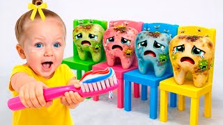 Eva’s First Dentist Visit! Brush Your Teeth Story