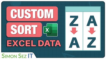 Using Custom Sort in Microsoft Excel