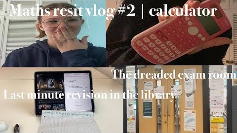 GCSE maths resit vlog #2 | paper 2 calculator 📝🎧