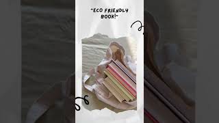 #eco friendly book