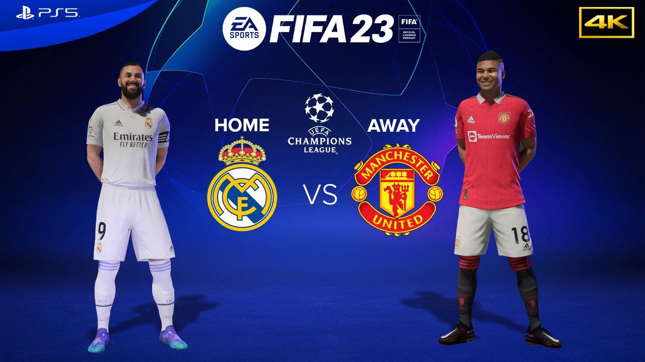 FIFA 23 - Real Madrid vs Manchester United - UEFA Champions League Final 2022/2023 - PS5 Gameplay 4K