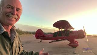 EPIC SOLO Cross-Country Flight in a Waco YMF-5