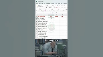 MS Excel Tek Tuşla Verileri Ayır  #excel #exceltips #exceltricks #yapayzeka