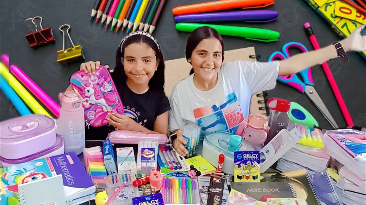 اخيرا مشتريات المدرسة 2025 📚 بألاسعار والأماكن  اسعار تجنين🤔 تجهيزات عام الدراسى الجديد🤗