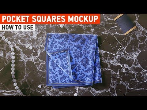 Download Silk Square Handkerchief Mockup 01 Creative Photoshop Templates Creative Market