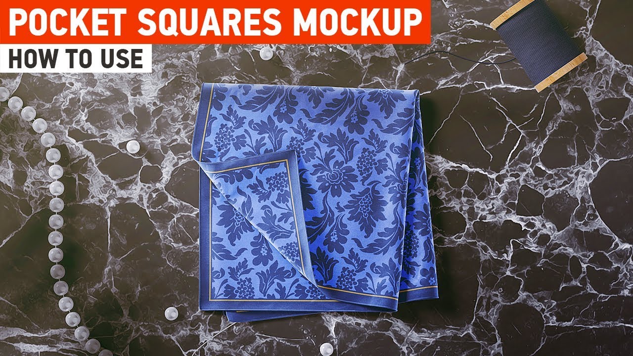 Download Silk Square Handkerchief Mockup On Behance