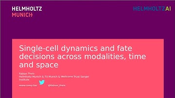 Keynote: F Theis. Studying single-cell dynamics and fate decisions across modalities, time and space