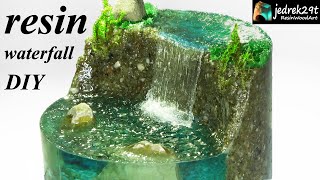 How to Make a Waterfall. Realistic Diorama \/ RESIN ART