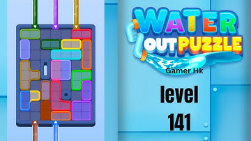 Water out puzzle level 141 Walkthrough Solution 