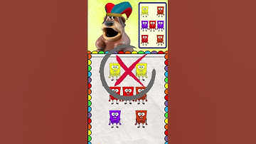 Painting coloring puzzle game😱| Gummigoo #2 - Smiling Critters #painting #coloring #colorgame