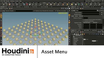 #Houdini Quick start. Asset Menu