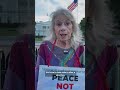 Holocaust survivor calls for peace in daily White House sit-ins