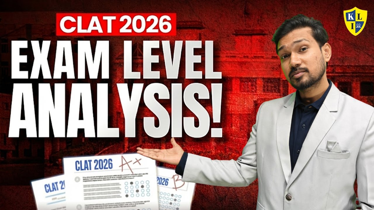 CLAT 2026 Exam Analysis 🔥 | Paper Level Review 😱 | Detailed Section ...