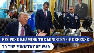 The Proposal to Rename the Department of Defense to the Department of War screenshot 5