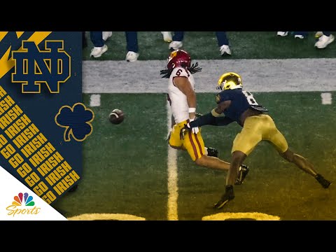 Notre Dame recovers as Makai Lemon fumbles on trick play | NBC Sports