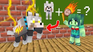 Monster School : SUPER DOG and Zombie Girl - Minecraft Animation