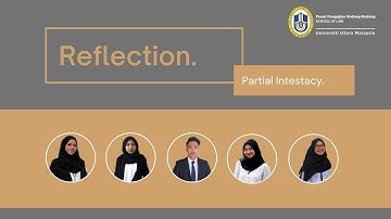 e-SULAM Reflection | Partial Intestacy