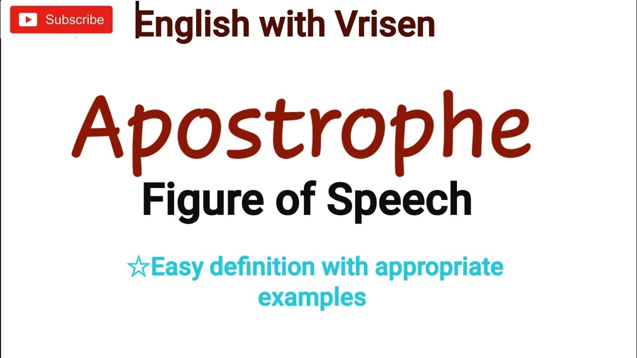 Apostrophe ,What is Apostrophe (संबोधन ) figure of speech आसान और सरल