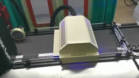 Scratch-off card DOD UV inkjet printer. Equipped with double printing modules and double OCR inspect