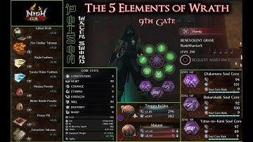 Nioh 2 Water Sword And The Five Elements! Massvie Damage To Yokai!!! 9th Gate Build