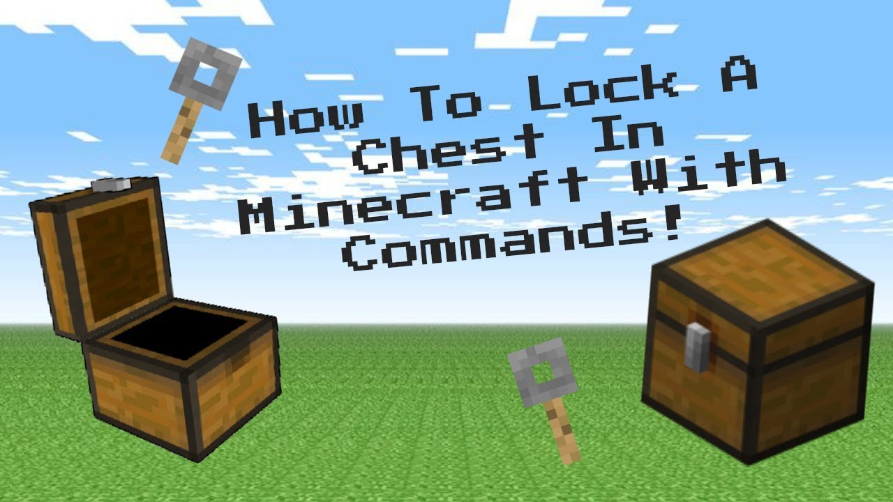 How To Lock A Chest In Minecraft Using Commands! (Works in all versions