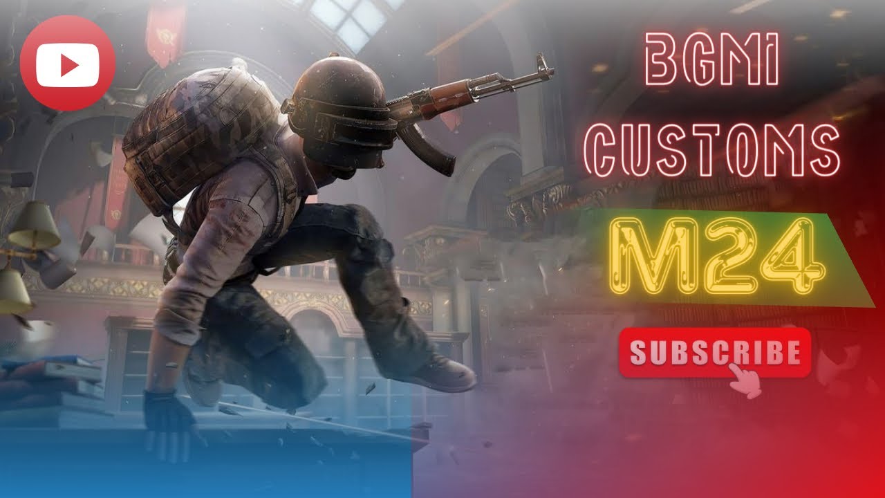 ONLY M24 🔥| BGMI CUSTOMS | With funny elements 👀✅