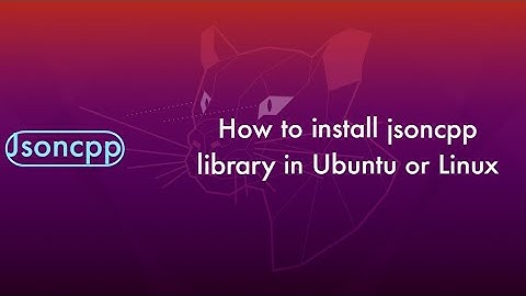 How to install jsoncpp library in ubuntu in single step