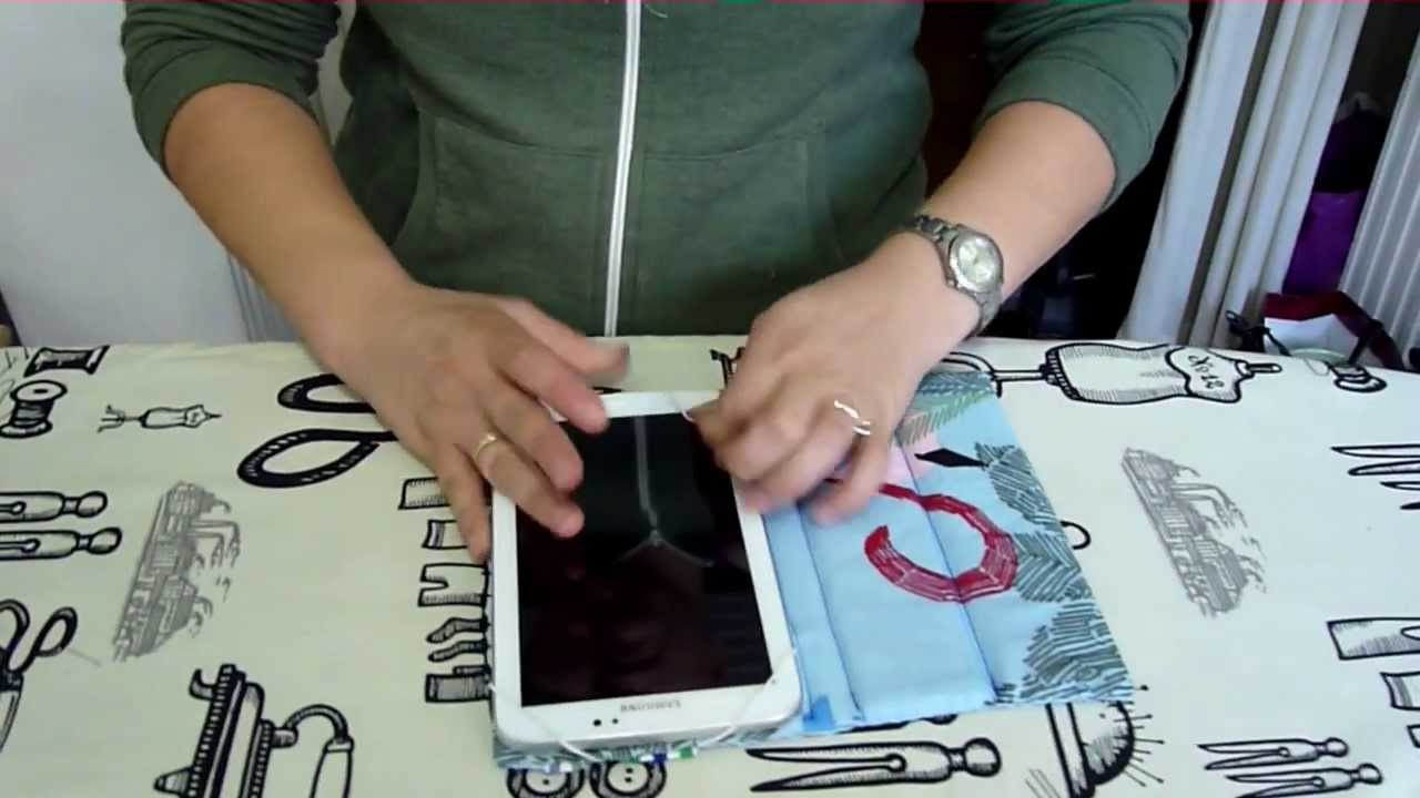 How to make a tablet cover 