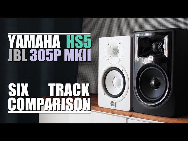Aggressiv Ristede afhængige JBL 305P MKII vs Yamaha HS5 || 6-Track Comparison - YouTube