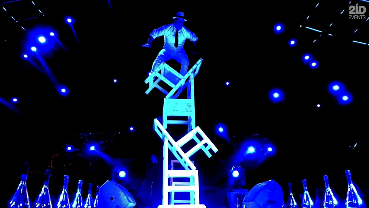 LED CHAIR BALANCE ACROBAT IN DUBAI