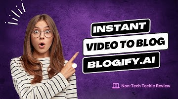 YouTube INSTANT Article to Blogger with Blogify AI