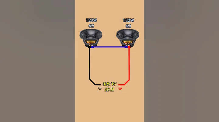 Speaker series connection #shorts #diy #electronics