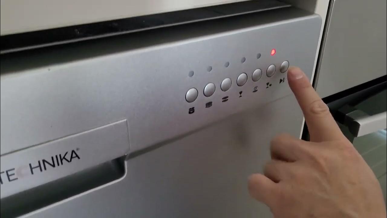 Technika Dishwasher unable to start YouTube