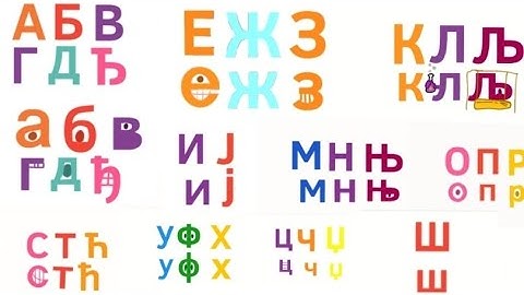 Српска Азбучна Песма | Serbian Alphabet Song