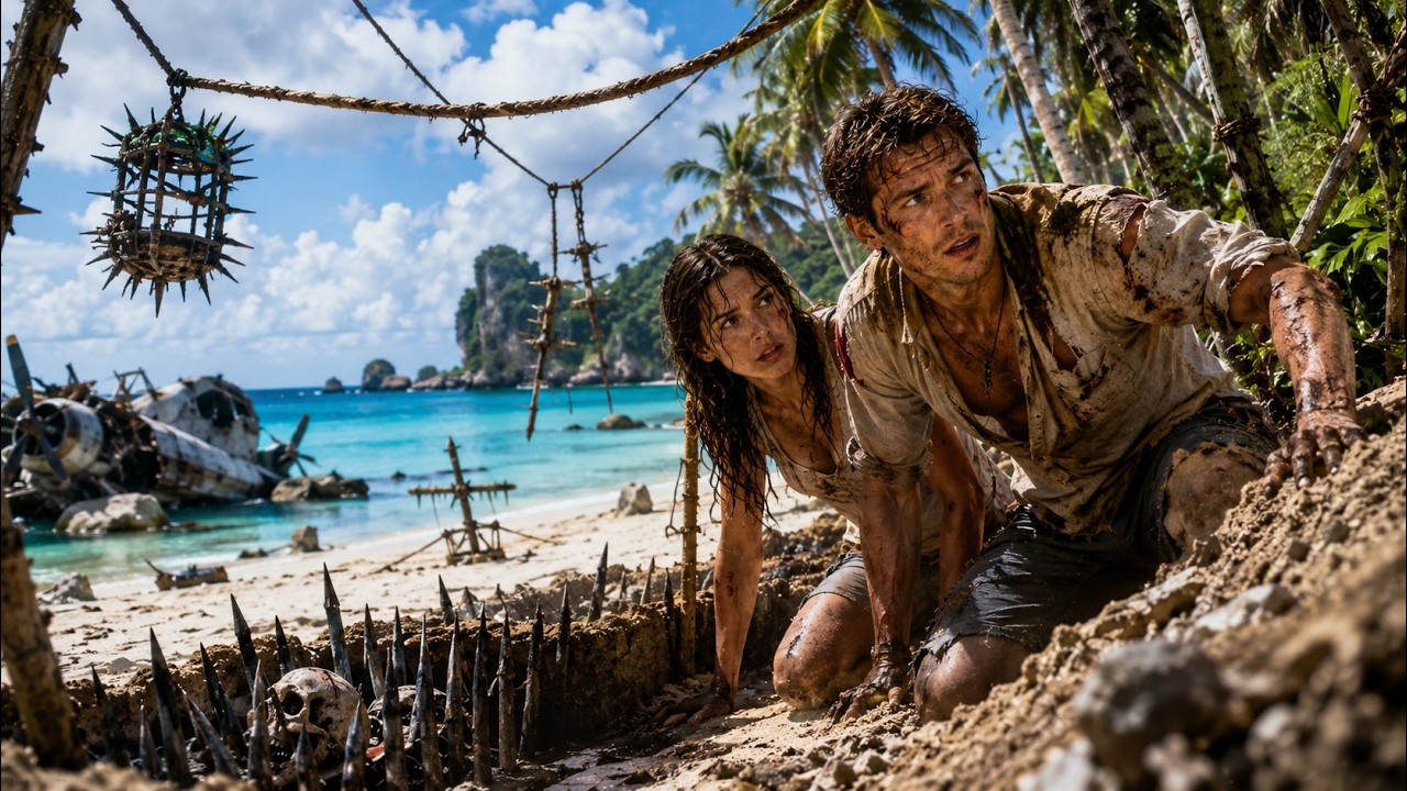 Trapped on an Island Where Every Step Could Be Their Last | Full Movie | Adventure | Survival