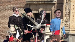 Encuentro de Gigantes y Cabezudos en Alcalá de Henares (5º Centenario tradición Gigantes en Alcalá)