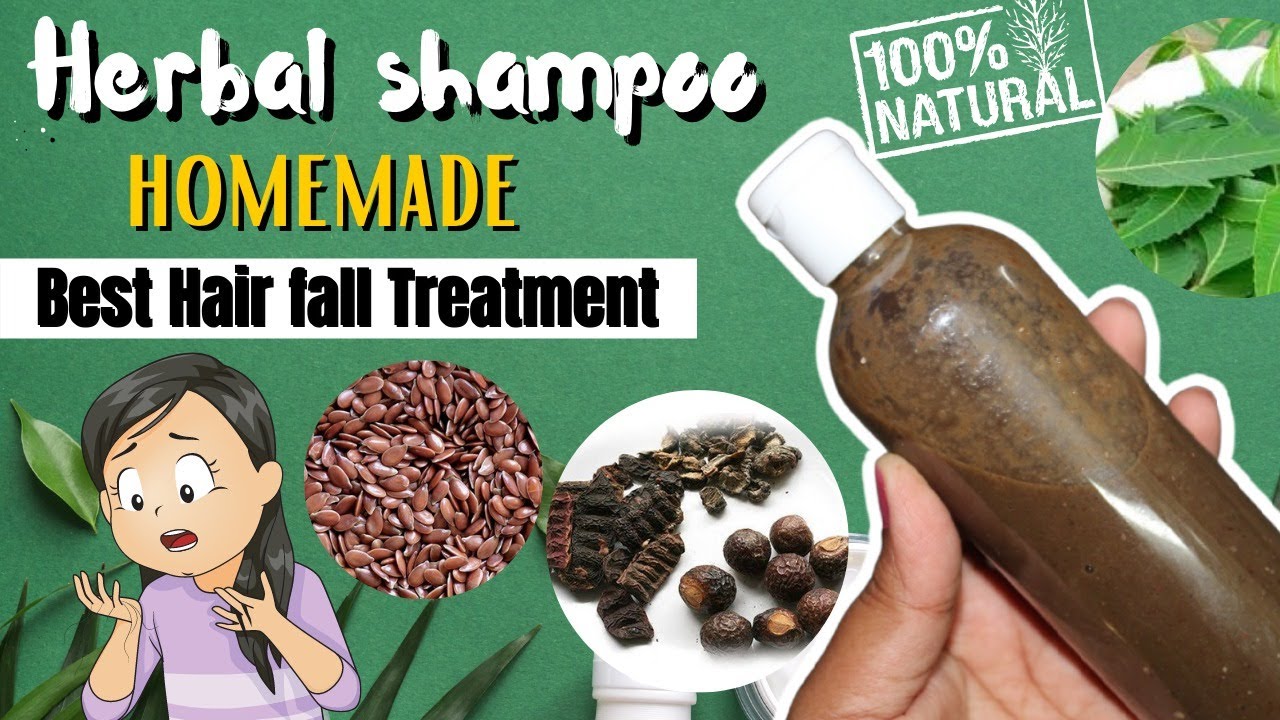 Homemade Herbal Shampoo For Hair Loss Treatment Hair Fall Treatment