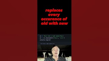 Replace ALL occurances of string in JavaScript #javascript #shorts
