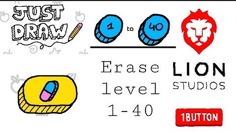 Just draw! ERASE level 1 to 40 walkthrough